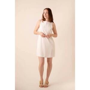 NEW MOD REF piper mini dress in white
